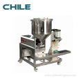 Liquid filling machine controlled pneumatically